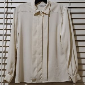 LIZ CLAIBORNE PETITES COLLECTION L/S BLOUSE 4